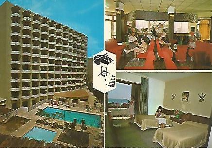 POSTAL A0290 PUBLICITARIA A0290: Hotel Acapulco en Benidorm