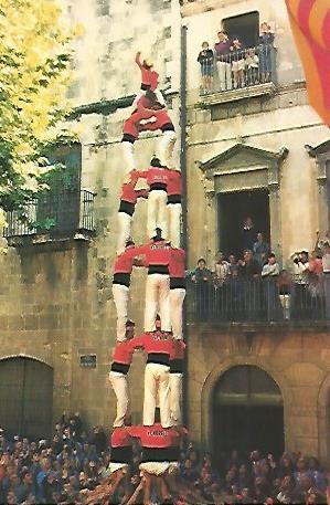 POSTAL A0297: Casteller Nens del Vendrell
