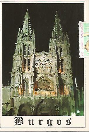 POSTAL A0298: Fachada de la Catedral de Burgos