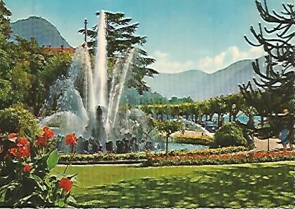 POSTAL A0312: Plaza Manzoni de Lugano