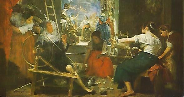 POSTAL A0341: Las Hilanderas de Velazquez