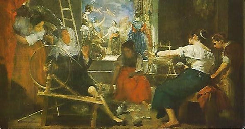 POSTAL A0341: Las Hilanderas de Velazquez