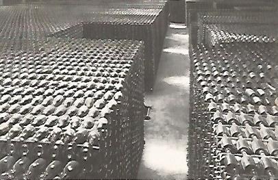 POSTAL A0350: Codorniu. Botellas envejeciendo