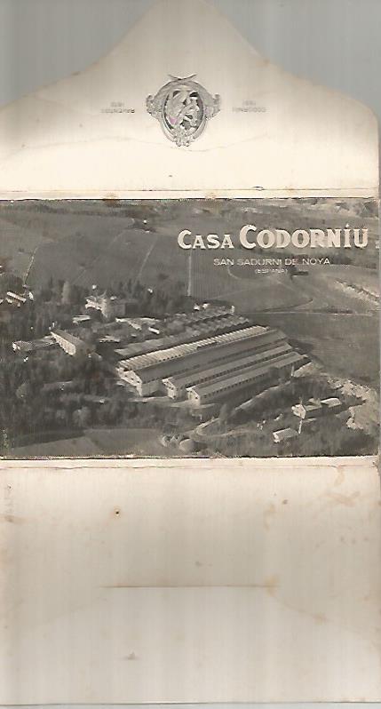 POSTAL A0354: Sobre para coleccion Casa Codorniu