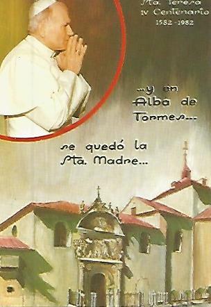 POSTAL A0355: IV Centenario de Santa Teresa