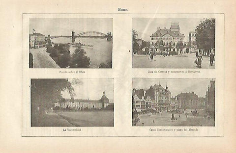 LAMINA ESPASA 25241: Edificios de Bonn