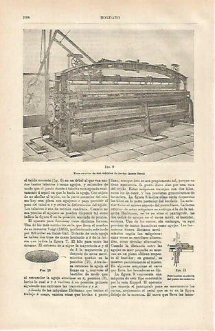 LAMINA ESPASA 25256: Maquina de bordar punto llano