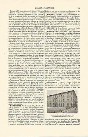 LAMINA ESPASA 25261: Palacio Borghese en Roma