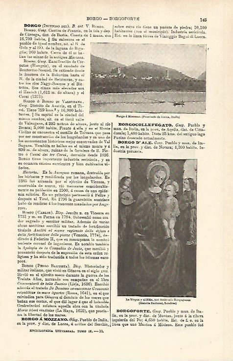 LAMINA ESPASA 25266: La Virgen y el Niño por Ambrosio Borgognone