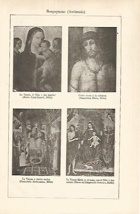 LAMINA ESPASA 25267: Obras de Ambrosio Borgognone