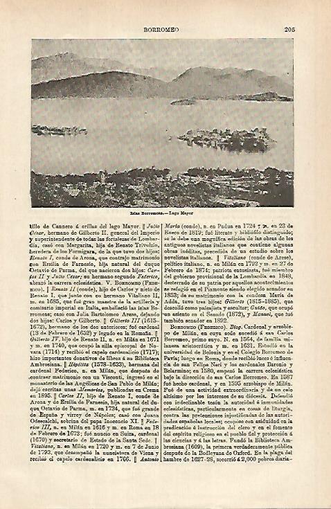 LAMINA ESPASA 25276: Islas Borromeas