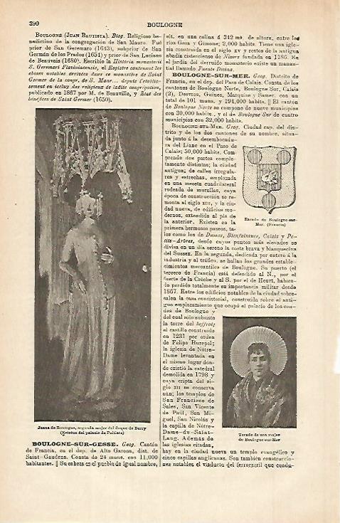 LAMINA ESPASA 25308: Juana de Boulogne