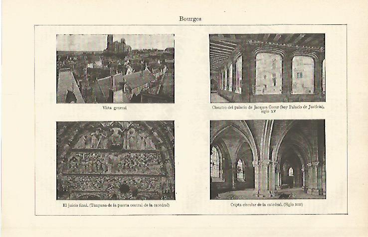 LAMINA ESPASA 25314: Vistas de Bourges