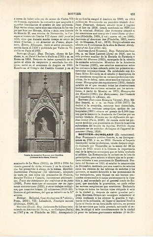 LAMINA ESPASA 25319: Tumba de monseñor Bouvier
