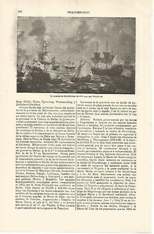 LAMINA ESPASA 25335: La Armada de Brandeburgo por Verschules