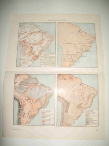 LAMINA ESPASA 25344: Mapas especiales de Brasil