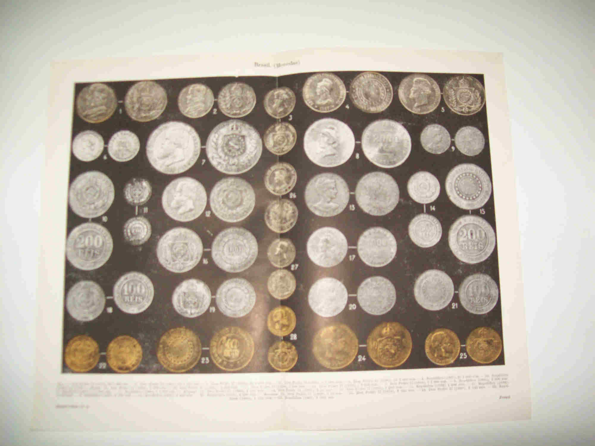 LAMINA ESPASA 25345: Monedas de Brasil