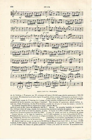 LAMINA ESPASA 25347: Himno nacional de Brasil