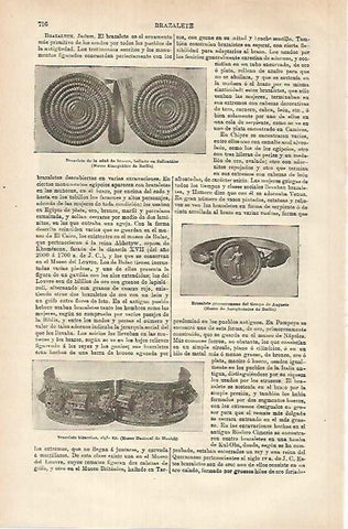 LAMINA ESPASA 25351: Brazaletes