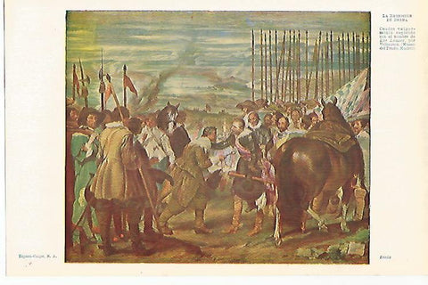 LAMINA ESPASA 25354: La rendicion de Breda por Velazquez