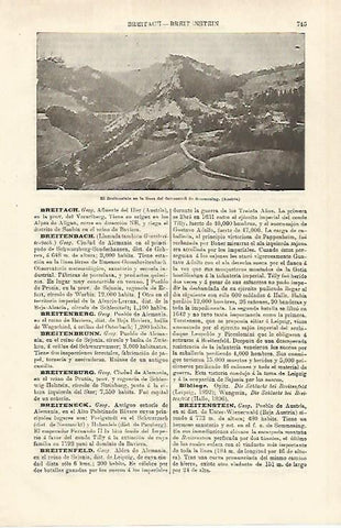 LAMINA ESPASA 25358: El Breitenstein Austria
