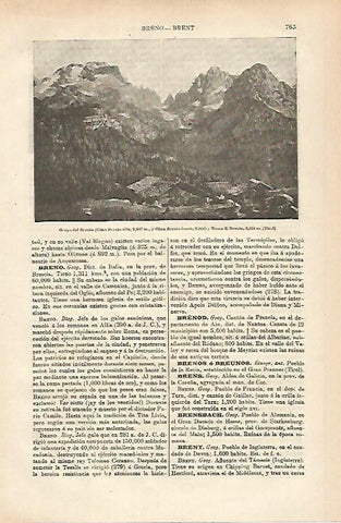 LAMINA ESPASA 25366: Grupo del Brenta en el Tirol