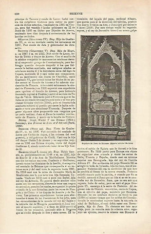 LAMINA ESPASA 25381: Sepulcro de Juan de Brienne