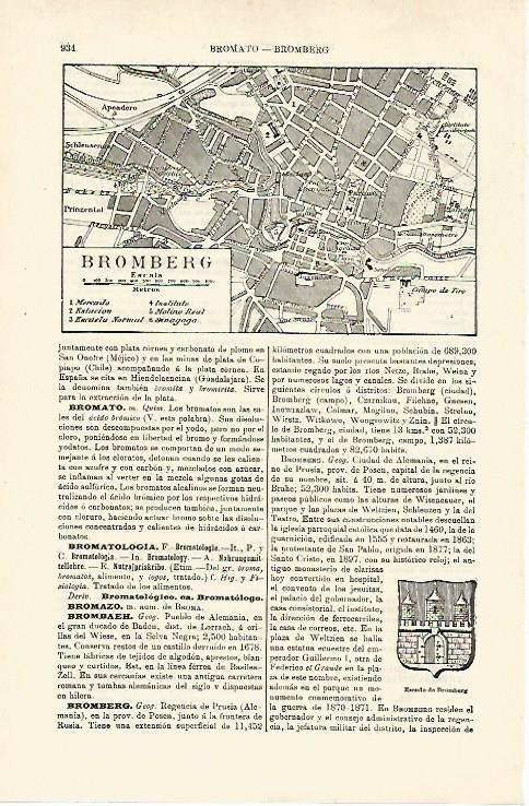 LAMINA ESPASA 25404: Plano de Bromberg
