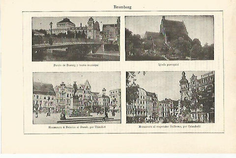 LAMINA ESPASA 25405: Vistas de Bromberg
