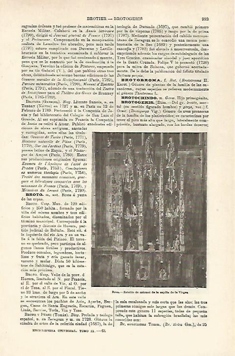 LAMINA ESPASA 25411: Retablo de la Capilla de la Virgen en Brou