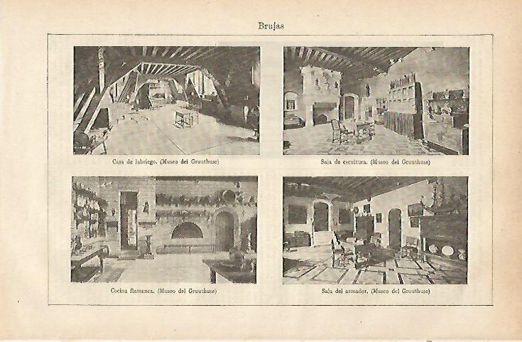 LAMINA ESPASA 25422: Sals del Museo de Gruuthuse en Brujas