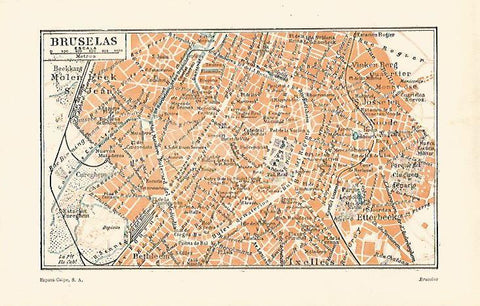 LAMINA ESPASA 25443: Plano de Bruselas