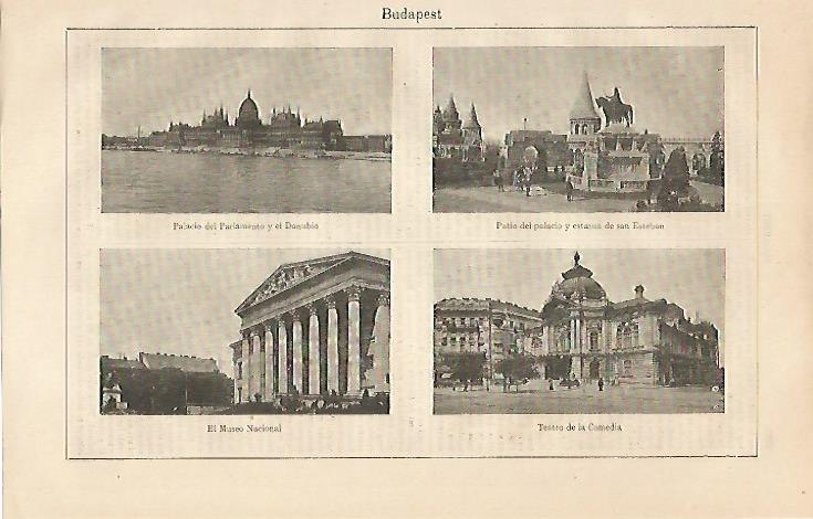 LAMINA ESPASA 25466: Palacios de Budapest Hungria