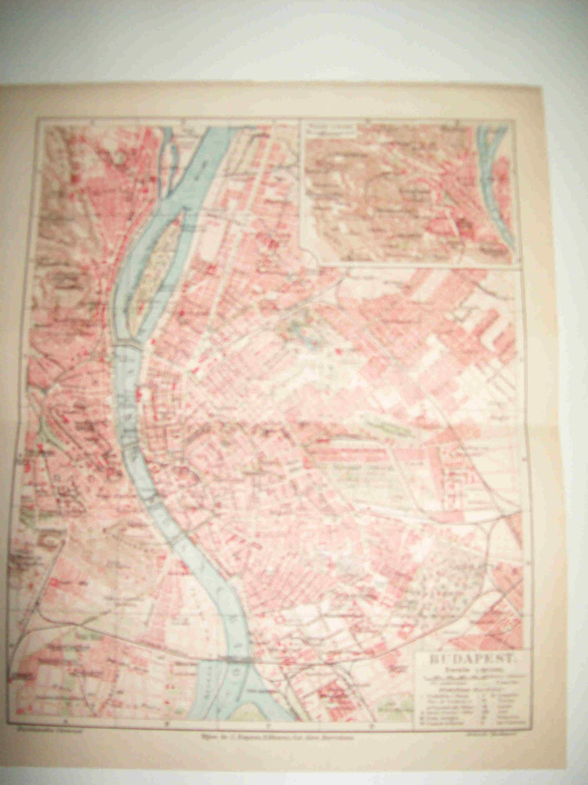 LAMINA ESPASA 25468: Plano de Budapest Hungria