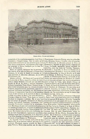 LAMINA ESPASA 25480: La Casa del Gobierno en Buenos Aires