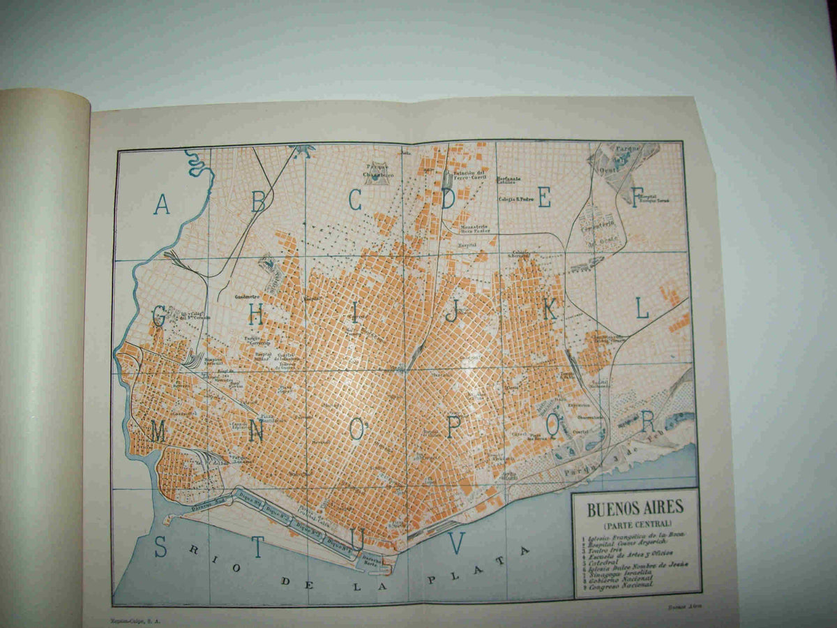 LAMINA ESPASA 25482: Plano de Buenos Aires