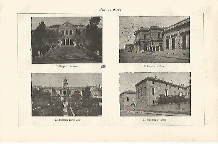 LAMINA ESPASA 25485: Hospitales de Buenos Aires