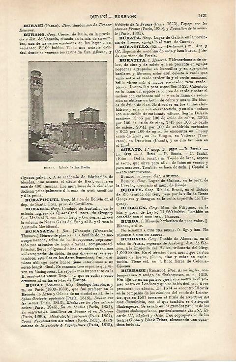 LAMINA ESPASA 25515: Iglesia de San Martin en Burano Italia