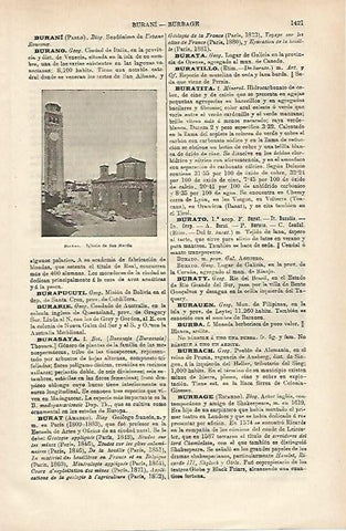 LAMINA ESPASA 25515: Iglesia de San Martin en Burano Italia
