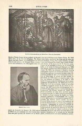 LAMINA ESPASA 25538: La Adoracion de los Reyes por Burne-Jones