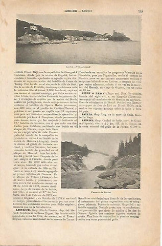 LAMINA ESPASA 25581: Vista de Lerici Italia