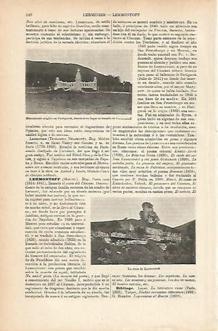LAMINA ESPASA 25595: Monumento en Pietigorsk Rusia