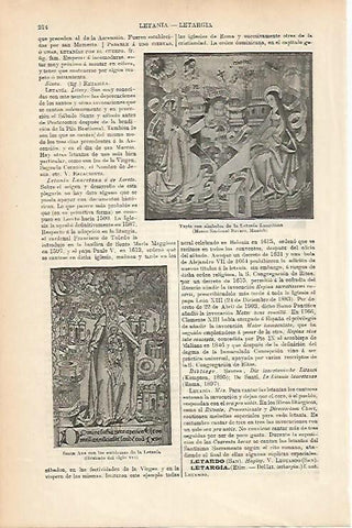 LAMINA ESPASA 25608: Tapiz del Museo Nacional Bavaro en Munich
