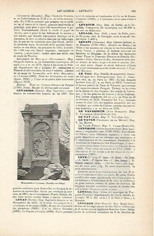 LAMINA ESPASA 25617: Monumento a Levassor en Neuilly sur Seine