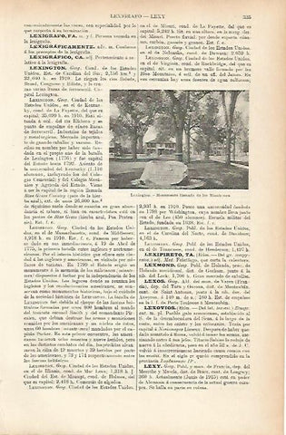 LAMINA ESPASA 25621: Monumento de los Minute -men en Lexington Estados Unidos