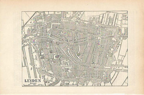 LAMINA ESPASA 25622: Plano de Leyden Holanda