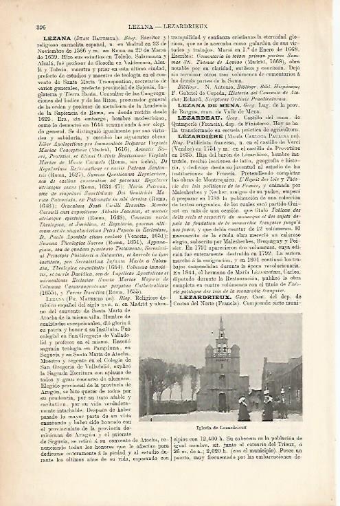 LAMINA ESPASA 25630: Iglesia de Lezardrieux Francia