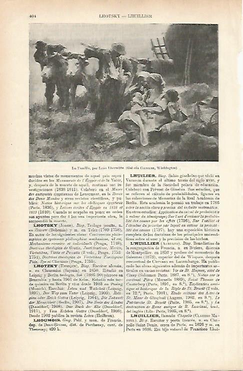 LAMINA ESPASA 25632: La Familiapor L. Lhermitte