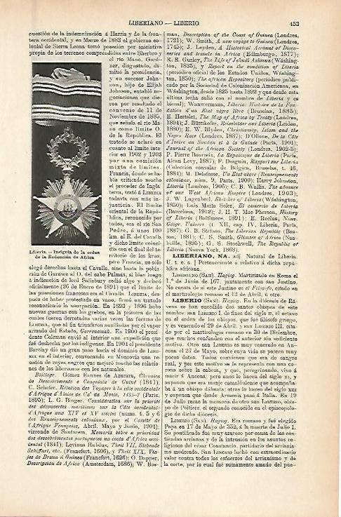 LAMINA ESPASA 25640: Insignia de la Orden de Rendencion de Africa