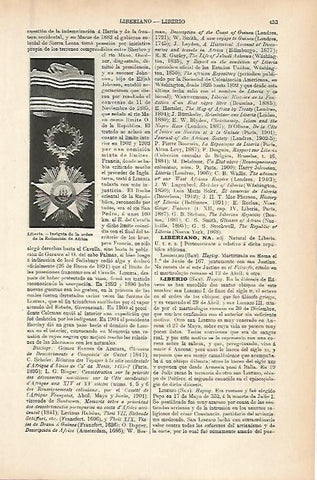 LAMINA ESPASA 25640: Insignia de la Orden de Rendencion de Africa